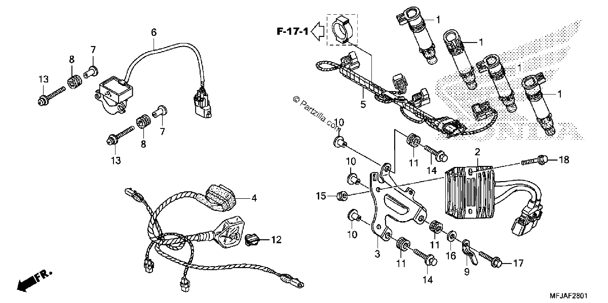 Diagrama de SUB HARNESS