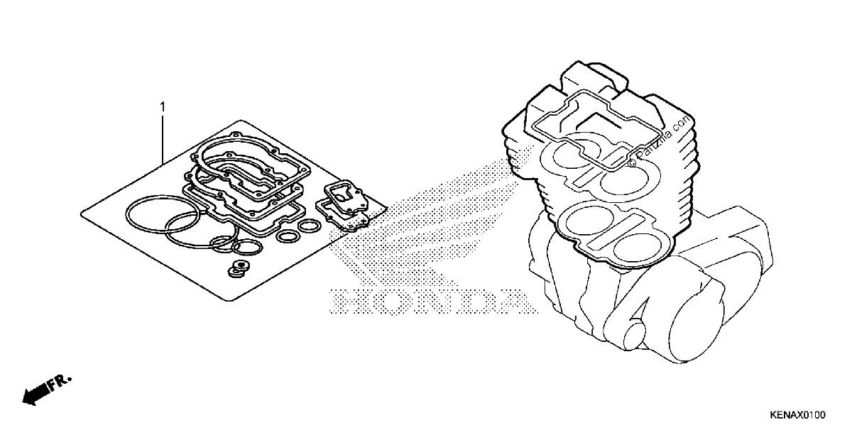 Diagrama de GASKET KIT A