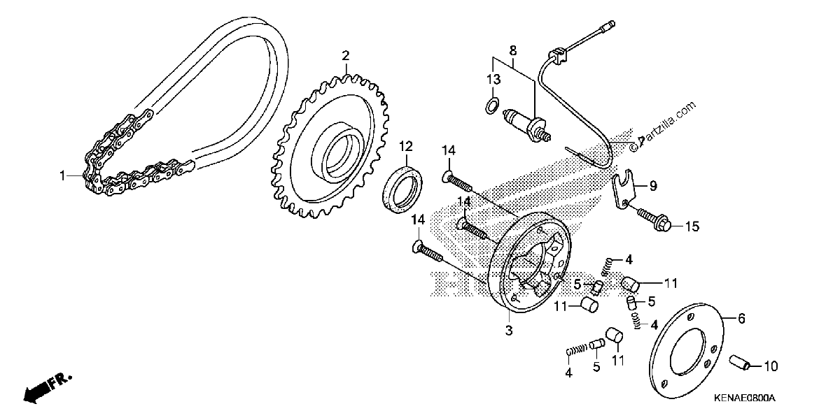 Diagrama de STARTING CLUTCH