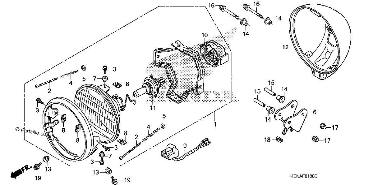 Diagrama de HEADLIGHT