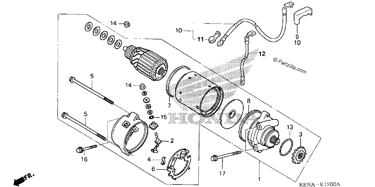 Diagrama de STARTING MOTOR