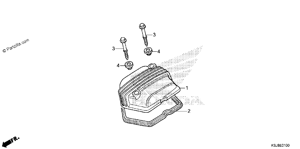 Diagrama de CYLINDER HEAD COVER
