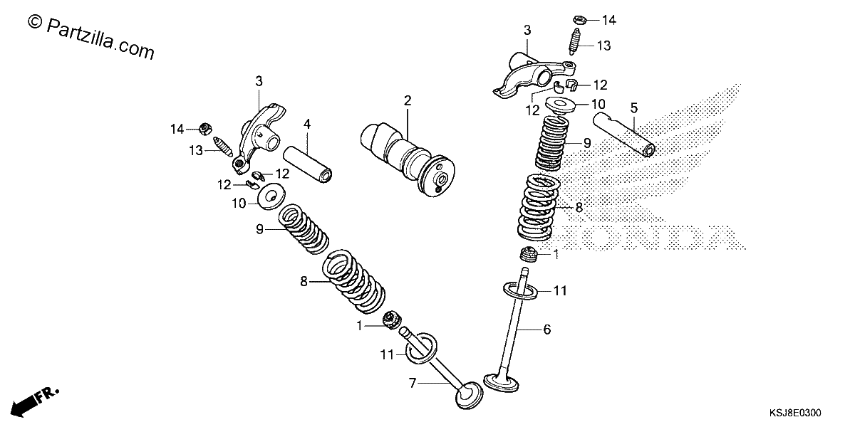 Diagrama de CAMSHAFT VALVE