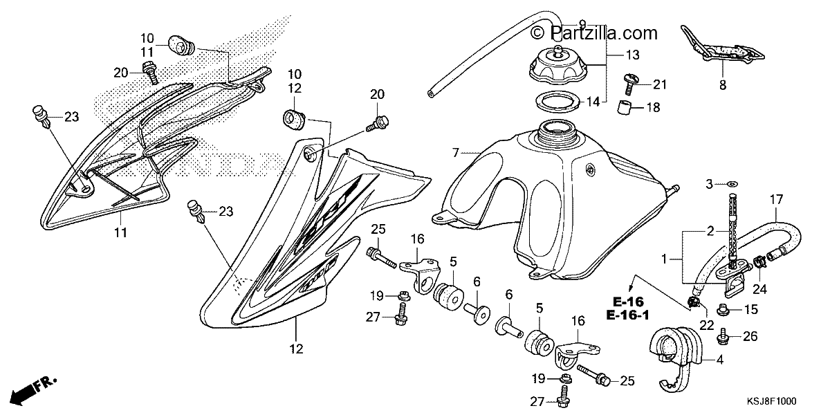 Diagrama de FUEL TANK