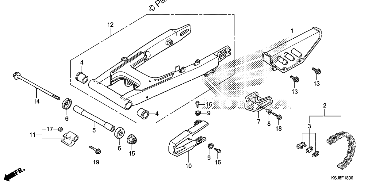 Diagrama de SWINGARM