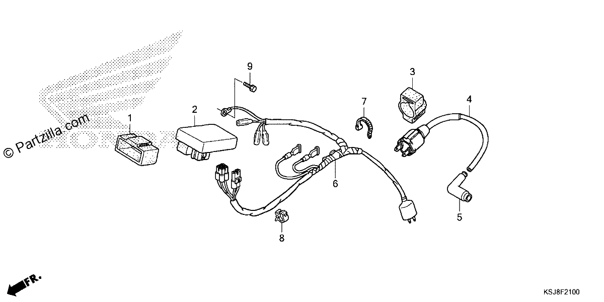 Diagrama de WIRE HARNESS
