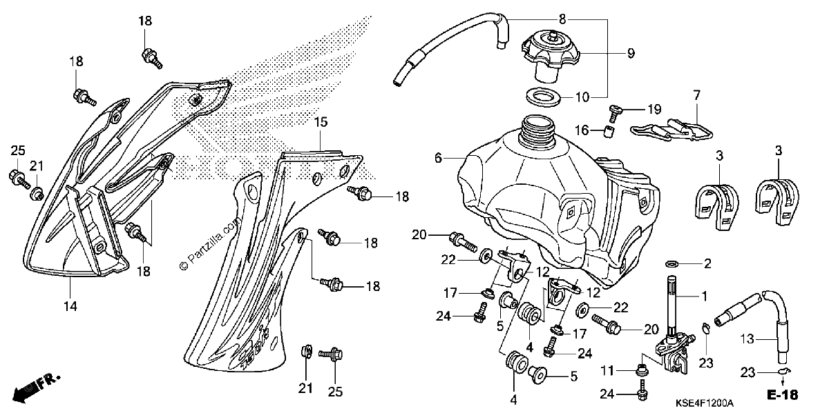 Diagrama de FUEL TANK