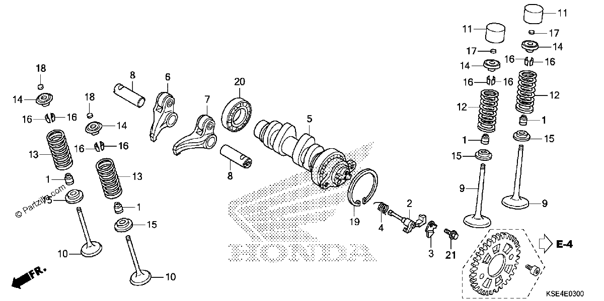 Diagrama de CAMSHAFT VALVE