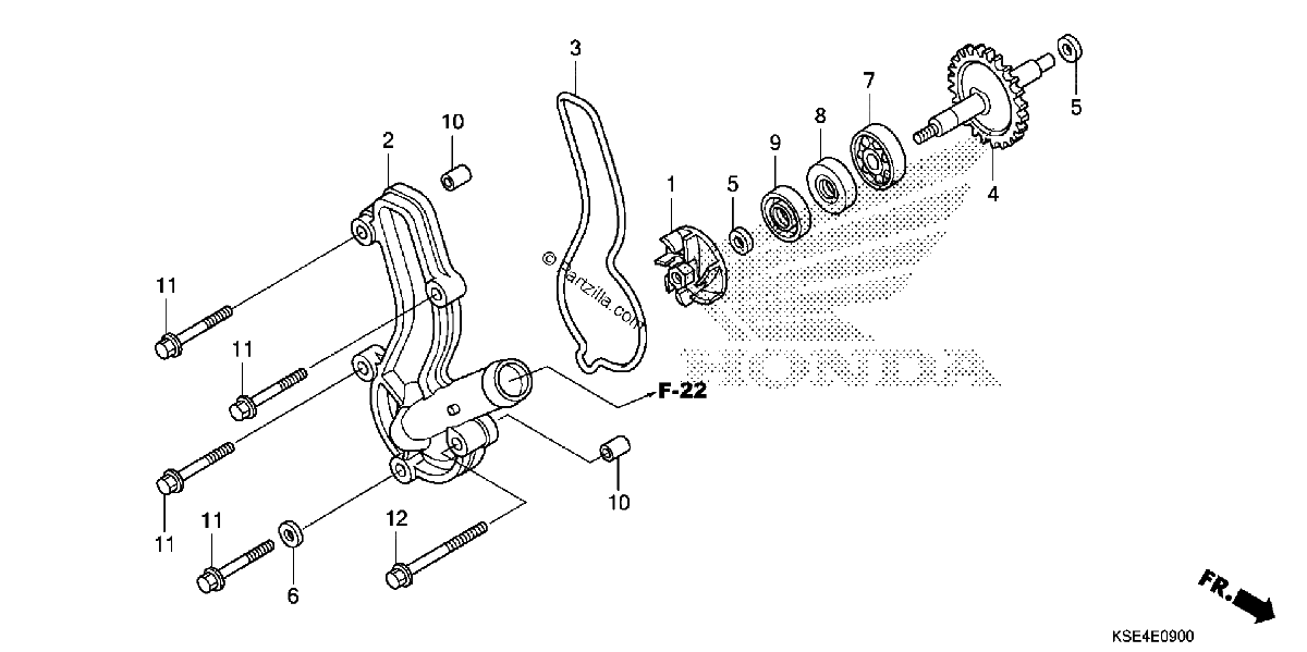 Diagrama de WATER PUMP