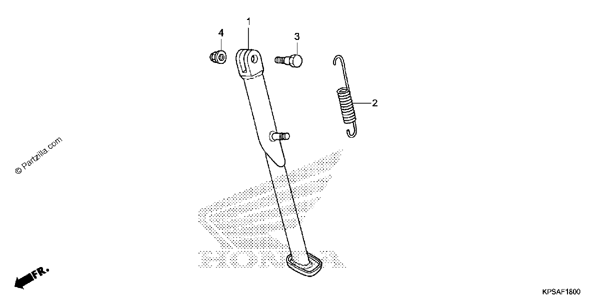 Diagrama de SIDE STAND