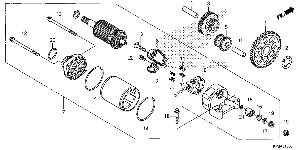 Diagrama de STARTING MOTOR