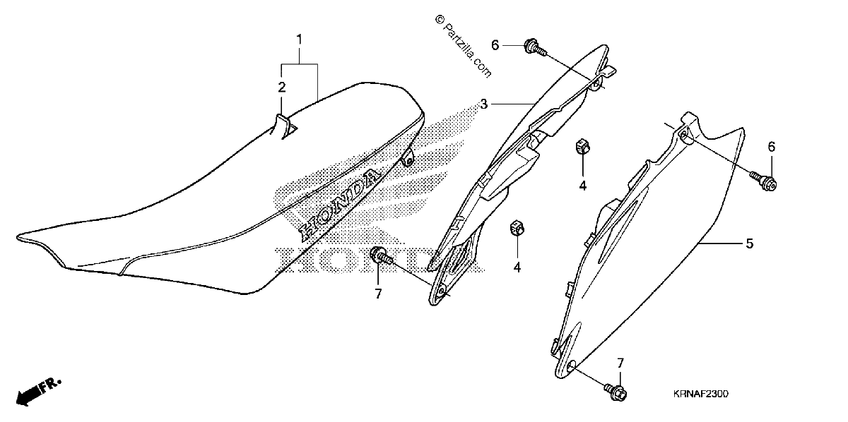 Diagrama de SEAT SIDE COVER