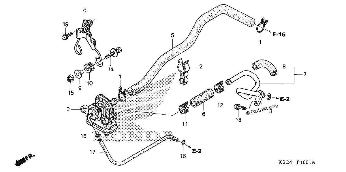 Diagrama de AIR SUCTION VALVE