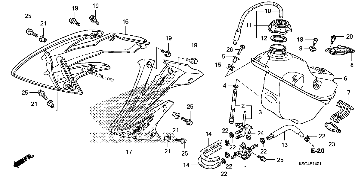 Diagrama de FUEL TANK 2