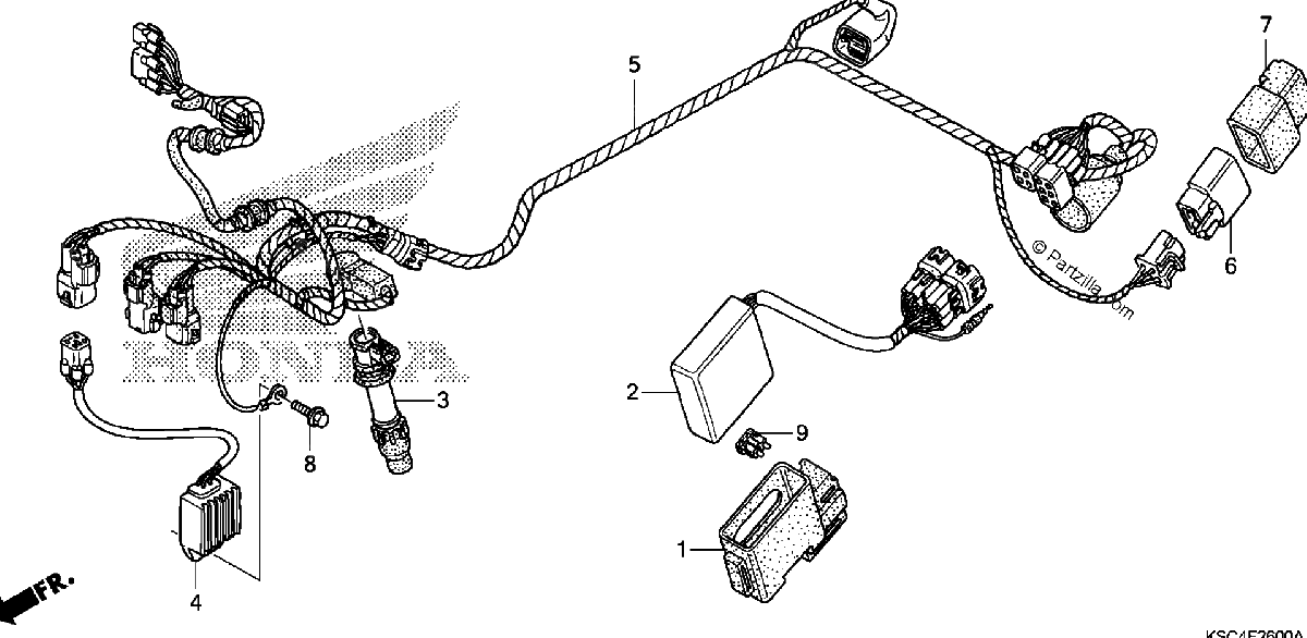 Diagrama de WIRE HARNESS