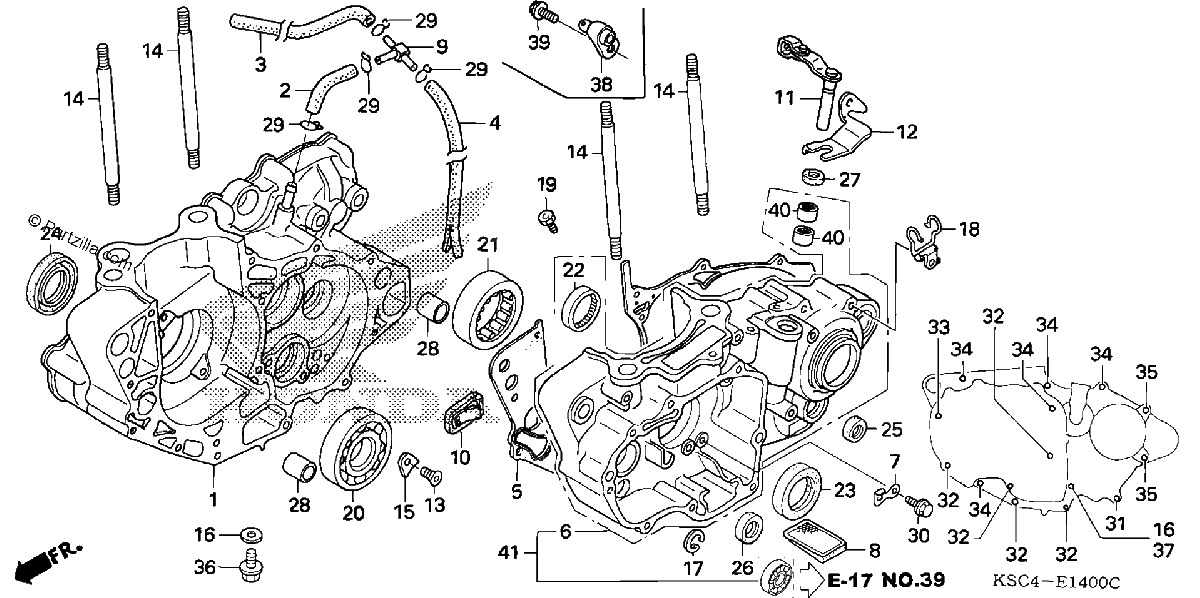Diagrama de CRANKCASE