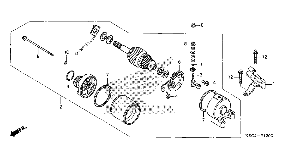Diagrama de STARTING MOTOR