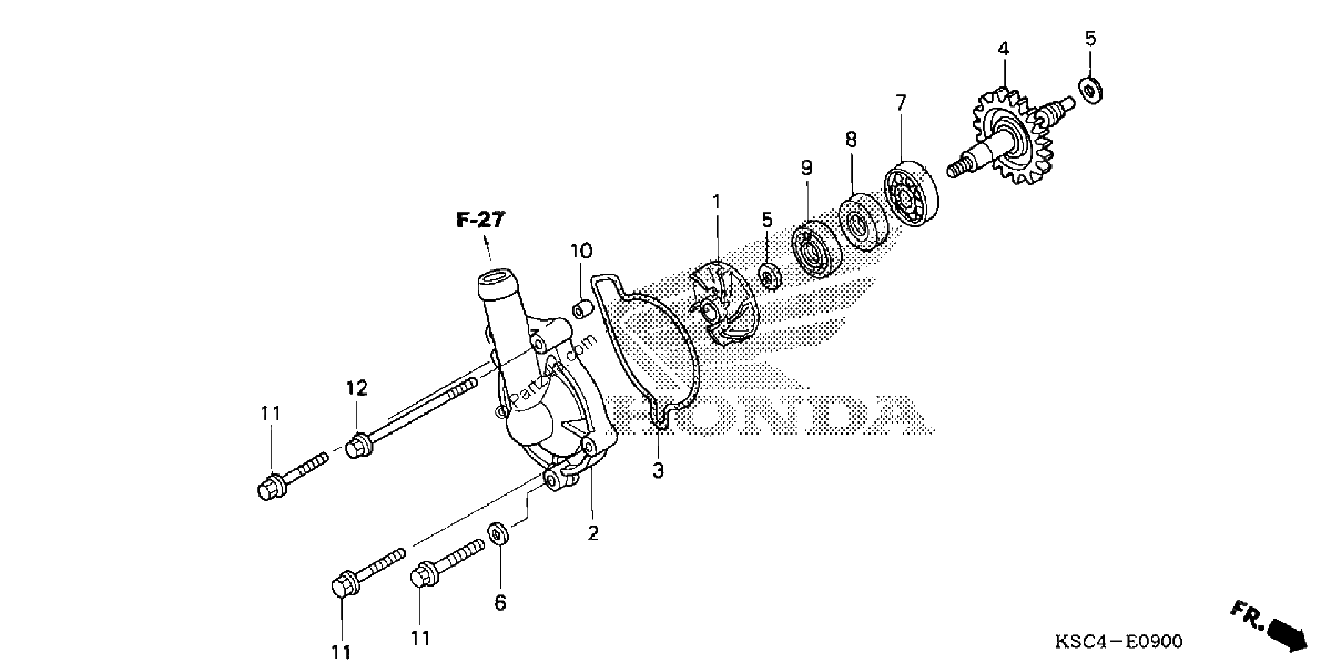 Diagrama de WATER PUMP