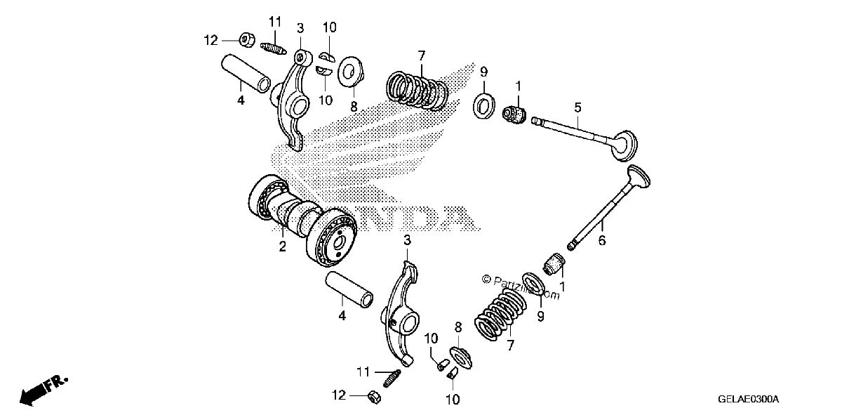 Diagrama de CAMSHAFT VALVE