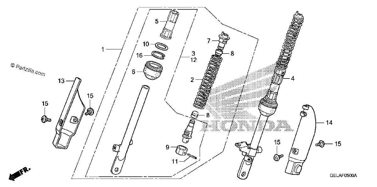 Diagrama de FRONT CUSHION