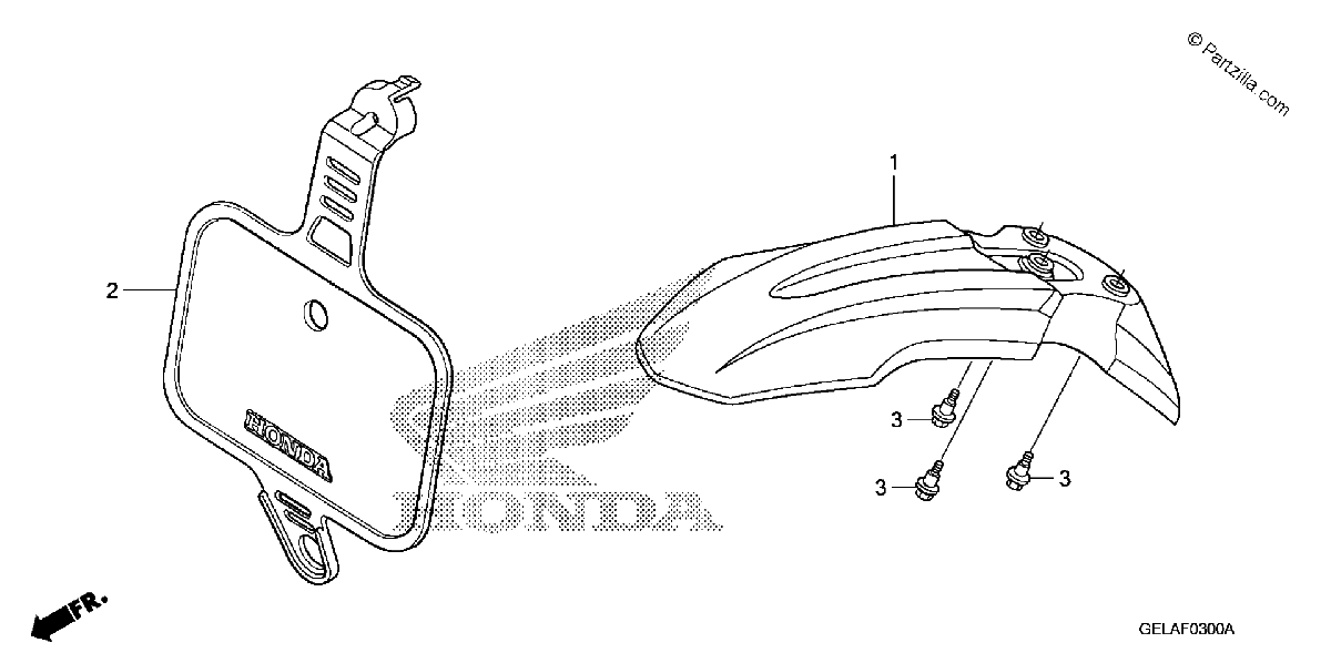 Diagrama de FRONT FENDER