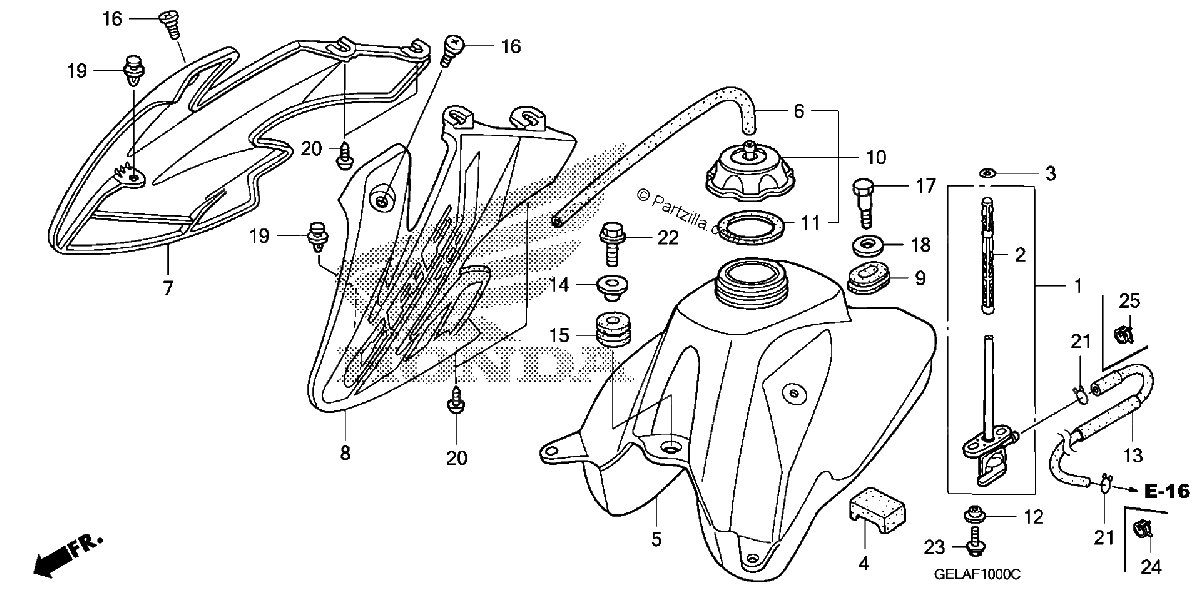 Diagrama de FUEL TANK