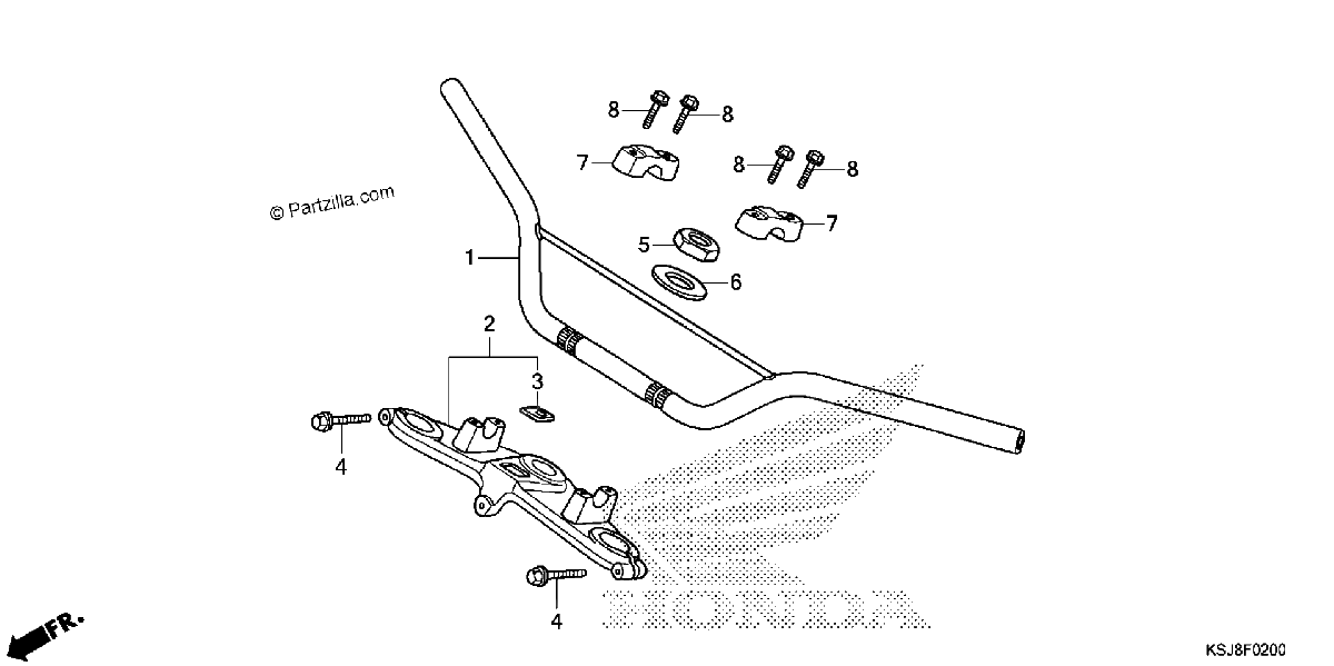 Diagrama de HANDLEBAR