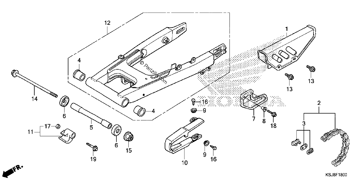 Diagrama de SWINGARM