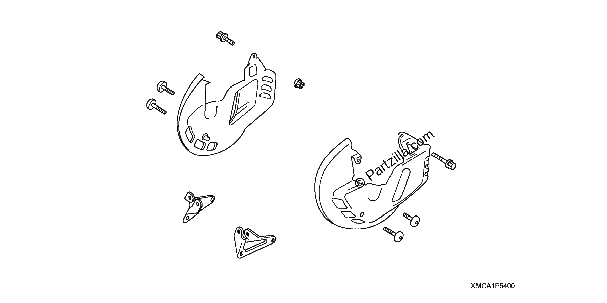 Diagrama de FRONT DISC COVERS CHROME