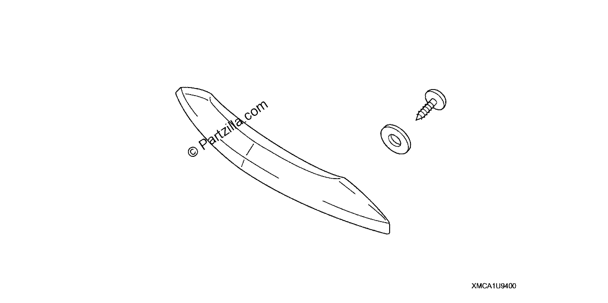 Diagrama de TRUNK HANDLE CHROME W GL LOGO