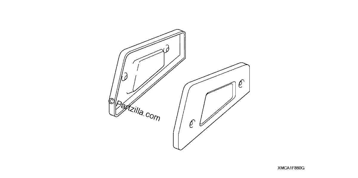 Diagrama de FLOORBOARD LOWER COVER PASSENGER CHROME