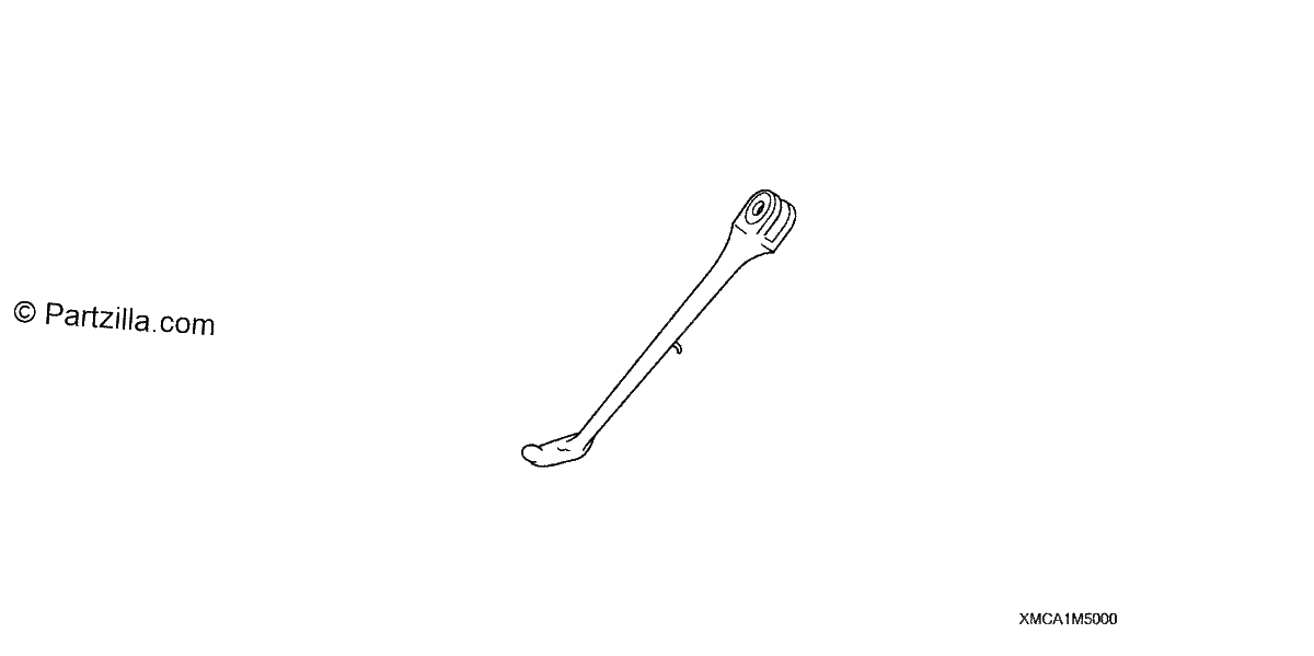 Diagrama de SIDE STAND CHROME