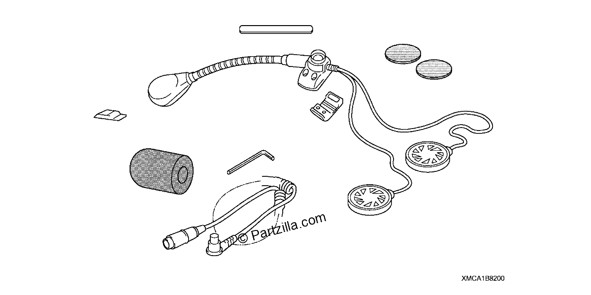 Diagrama de DELUXE HEADSET OPEN FACE