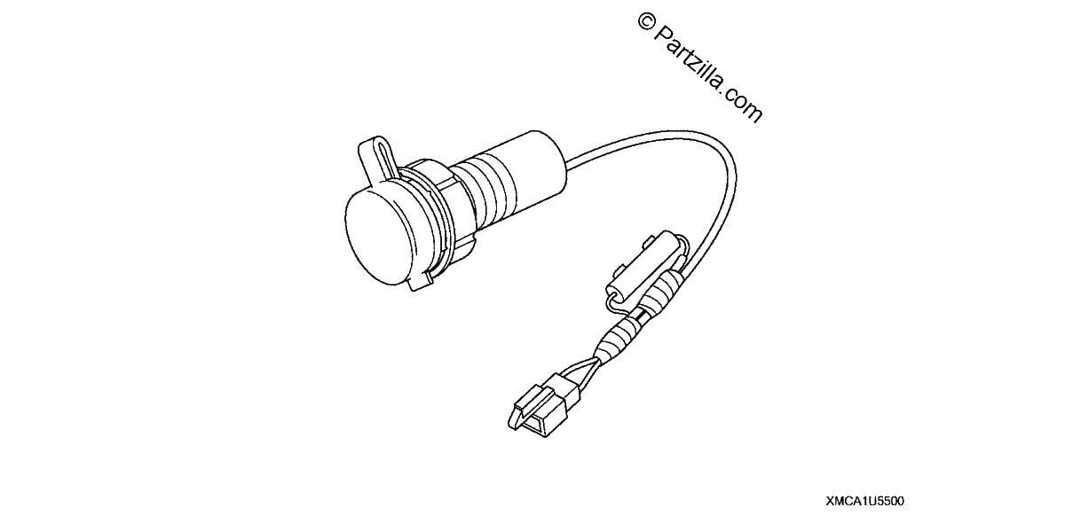Diagrama de ACCESSORY SOCKET KIT 12V D C