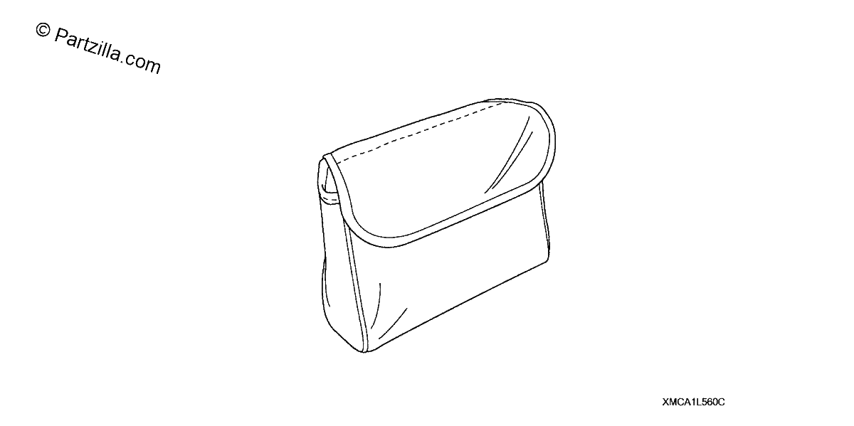 Diagrama de INNER TRUNK POUCH