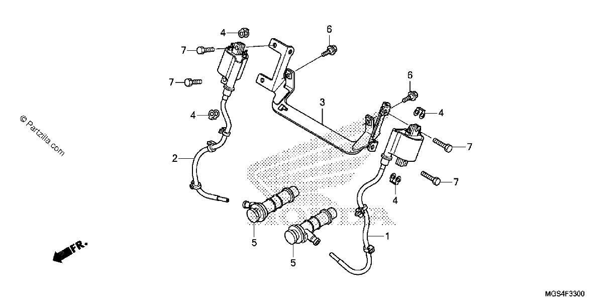 Diagrama de IGNITION COIL