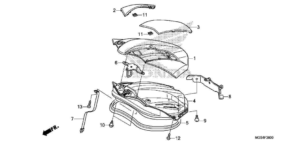 Diagrama de LUGGAGE LID