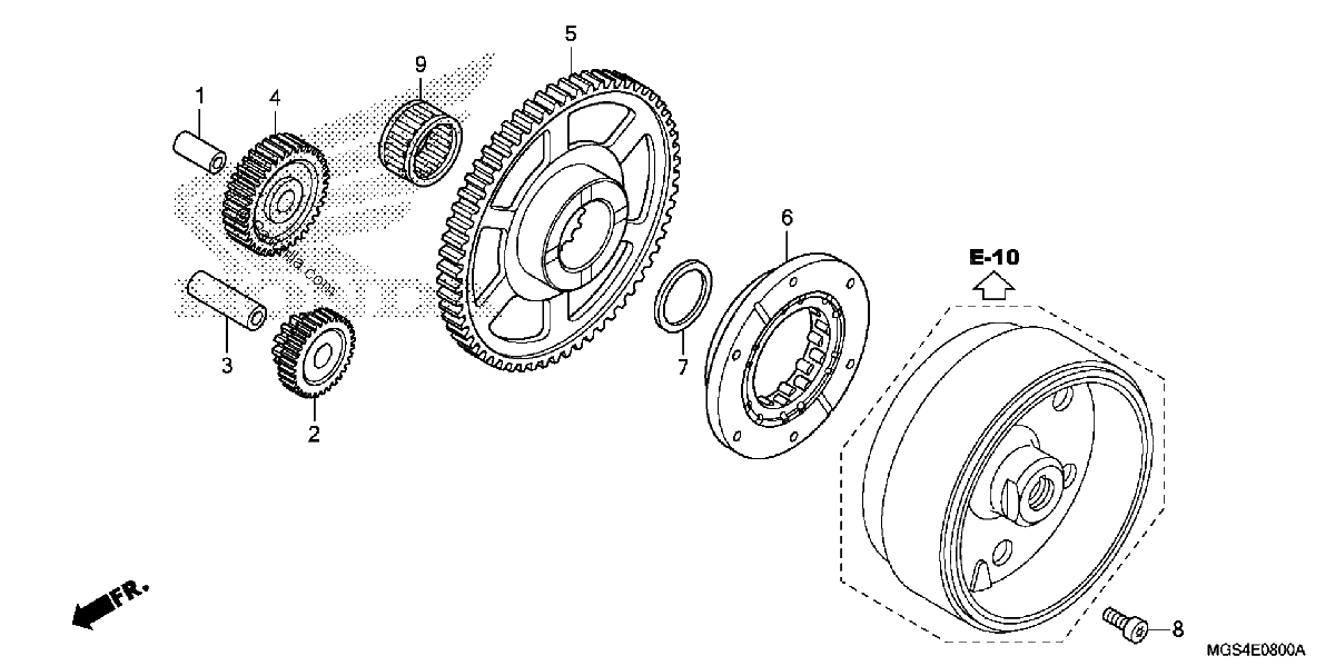 Diagrama de STARTING CLUTCH