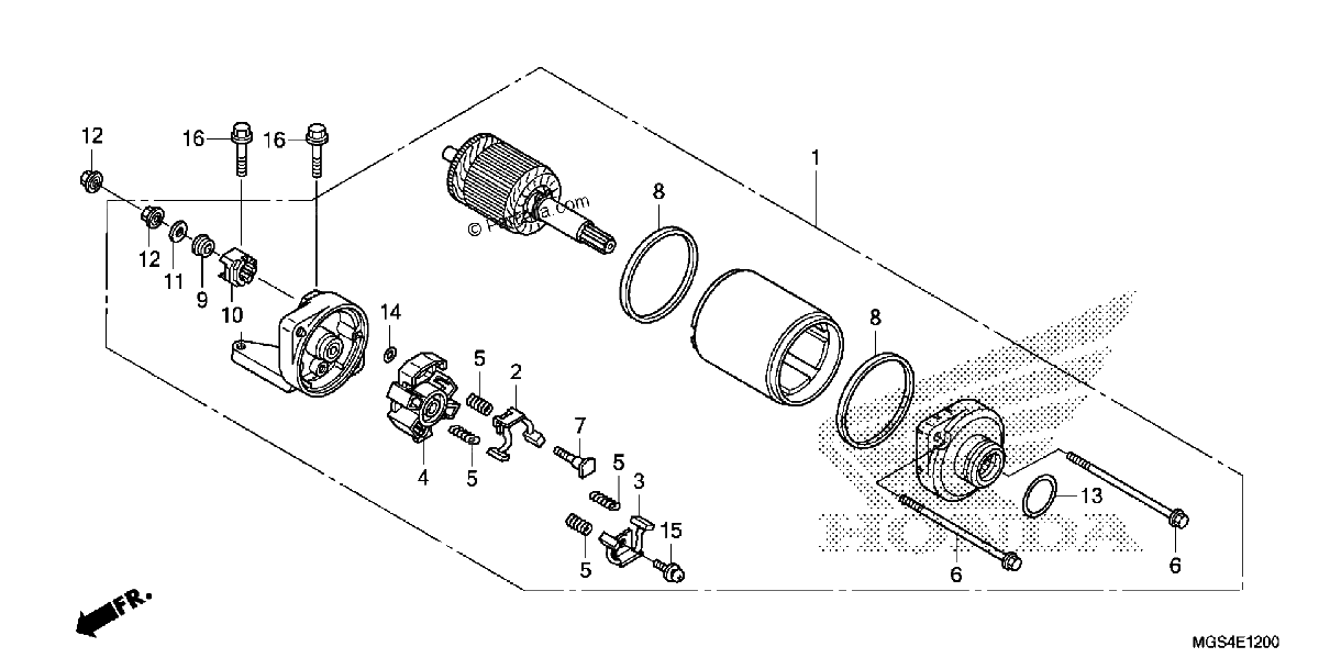 Diagrama de STARTING MOTOR