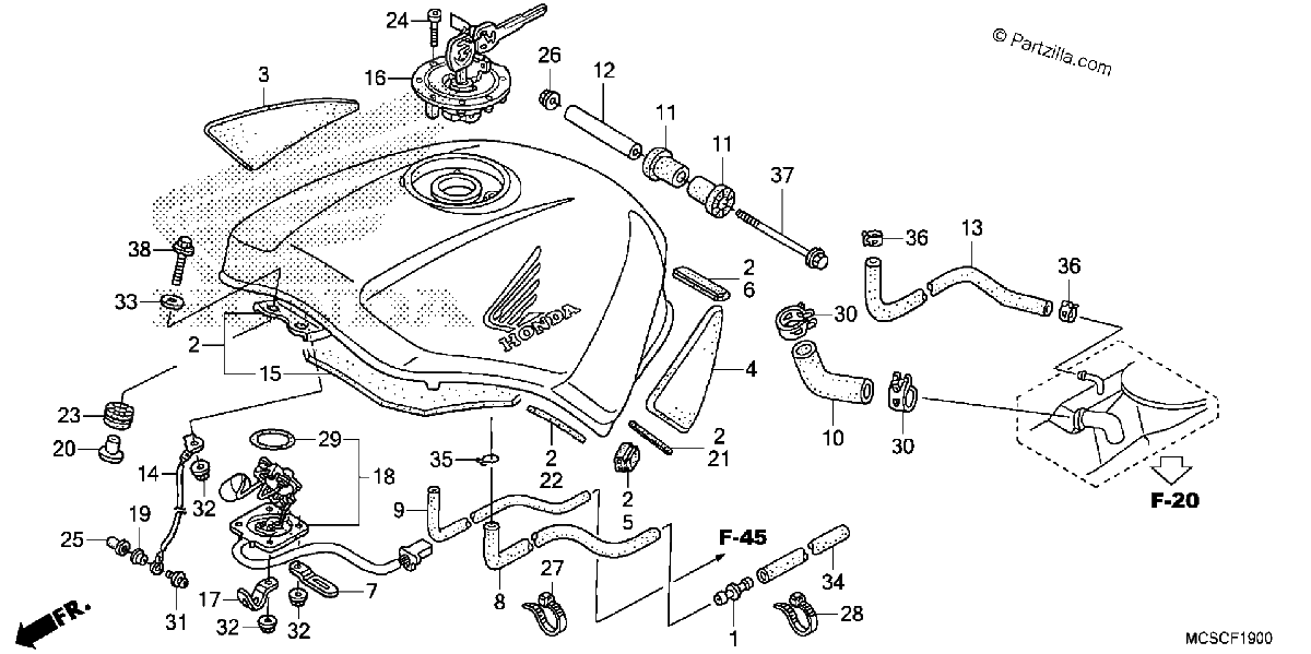 Diagrama de FUEL TANK