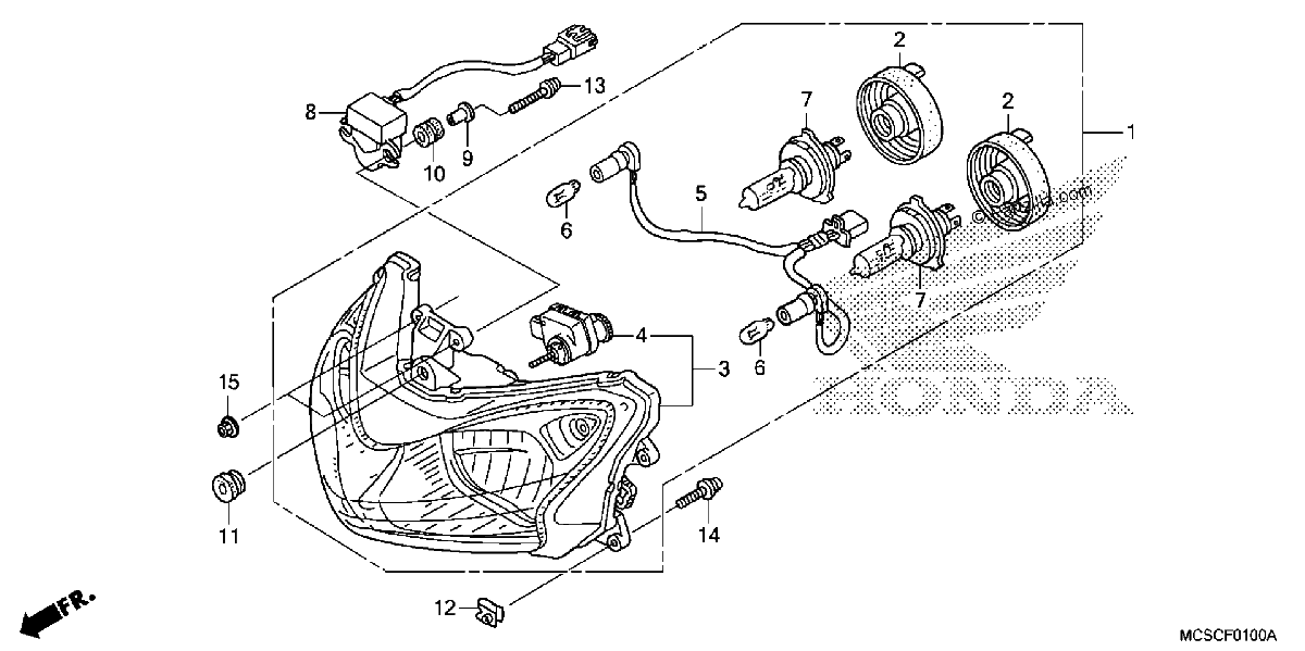 Diagrama de HEADLIGHT
