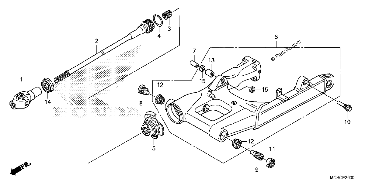 Diagrama de SWINGARM