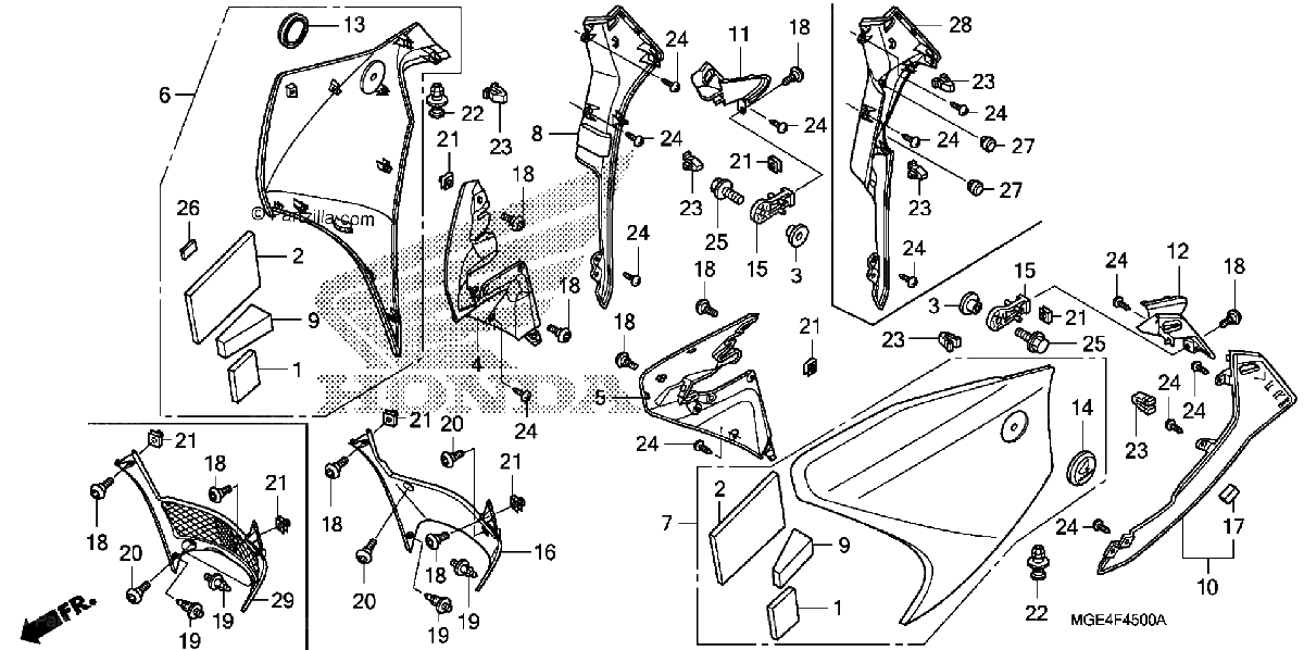 Diagrama de MIDDLE COWL