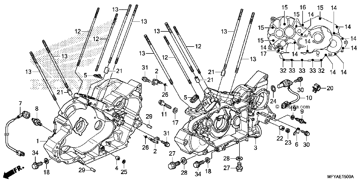 Diagrama de CRANKCASE