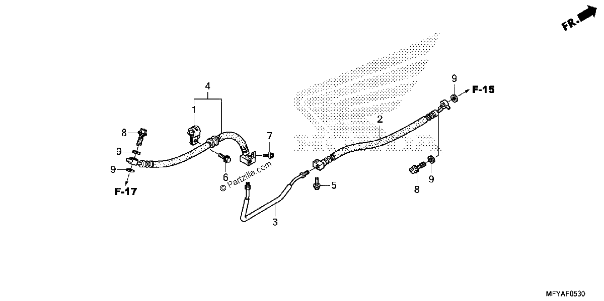 Diagrama de BRAKE LINE