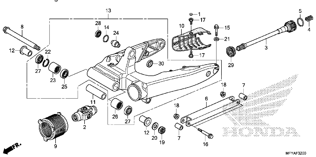 Diagrama de SWINGARM