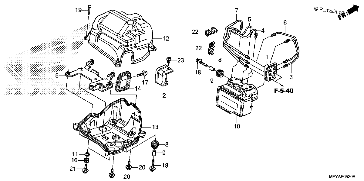 Diagrama de ABS MODULATOR