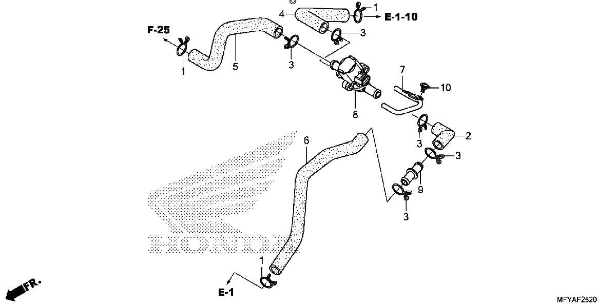 Diagrama de AIR INJECTION CONTROL VALVE