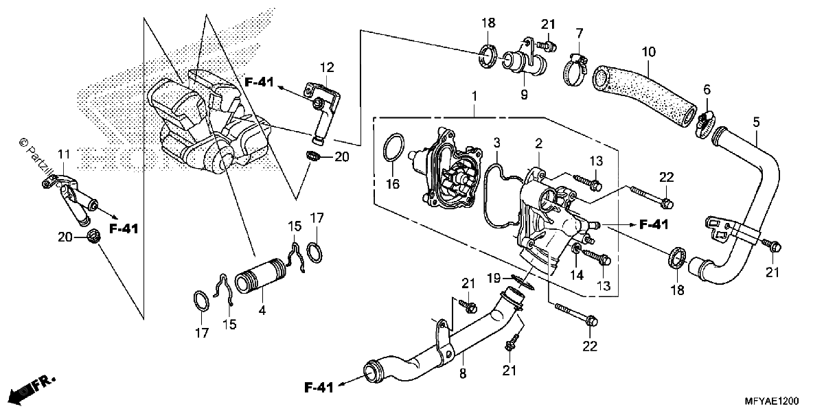 Diagrama de WATER PUMP