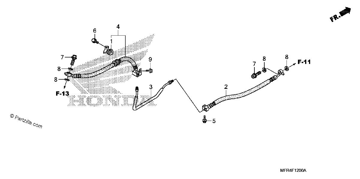 Diagrama de BRAKE LINE 1
